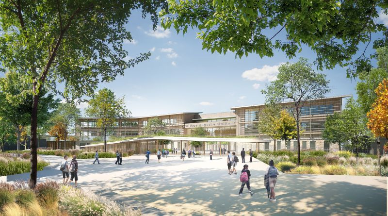 Le Loroux Bouttereau, concours architecture, collège Auguste Mailloux, Epicuria Architectes